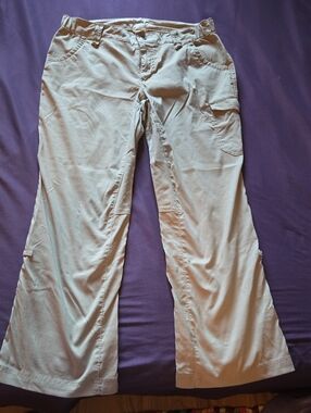 Duluth Trading co Dry On The Fly Convertible Pants. Sand, Sz12 Short.